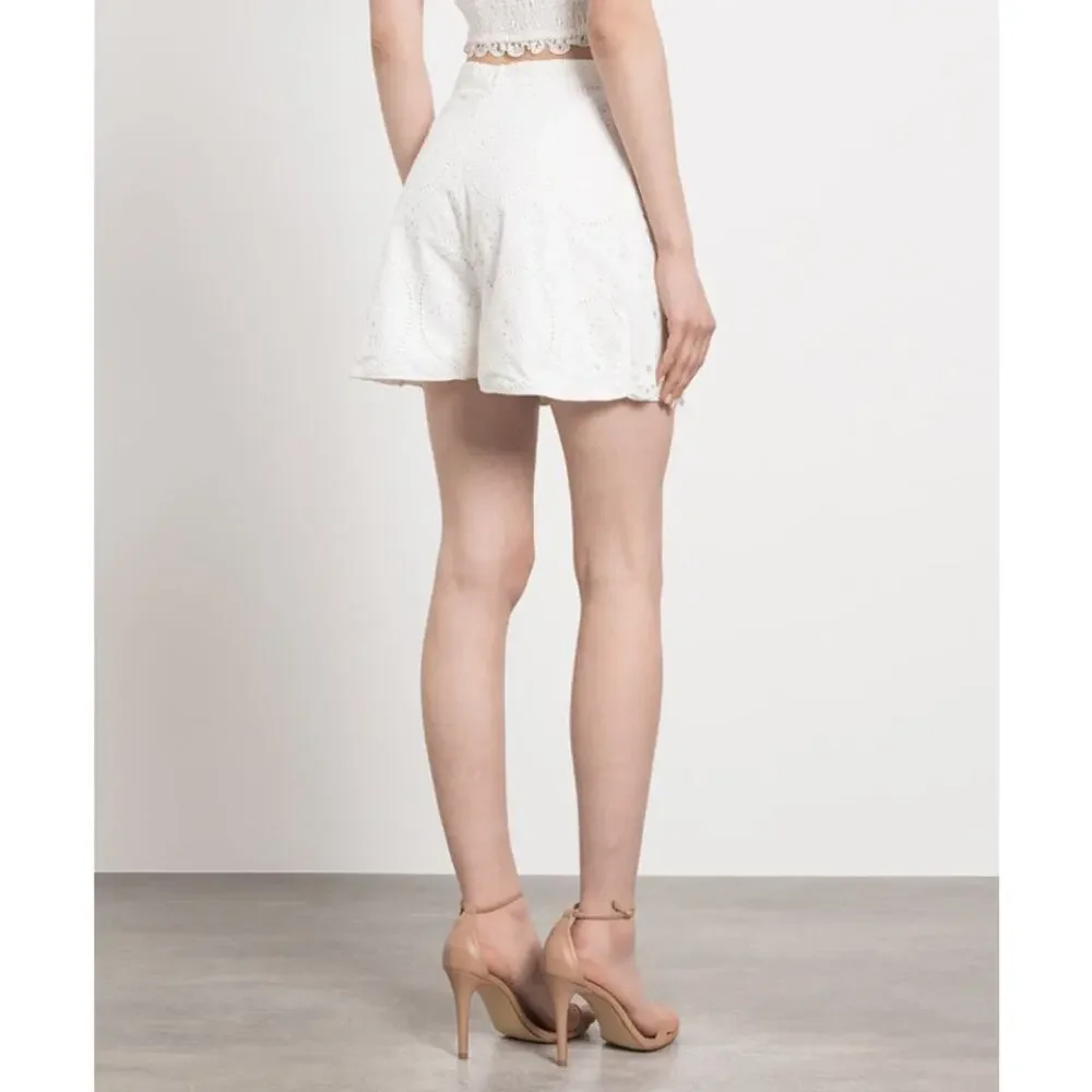 CHARO RUIZ Women's Alida Short Size M In White - Picture 2 of 10